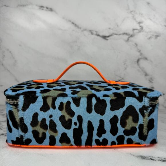 Chrome Hearts Jewelry Case  St Barth Exclusive Leopard Pony Hair Box Bag Clutch - Picture 10 of 16